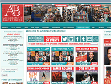 Tablet Screenshot of andersonsbookshop.com